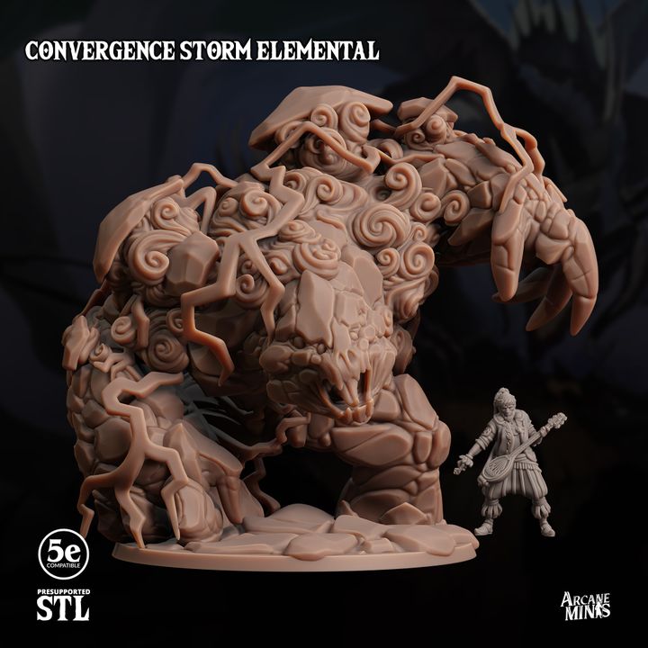 Convergence Storm Elemental - Stance (100mm Base)