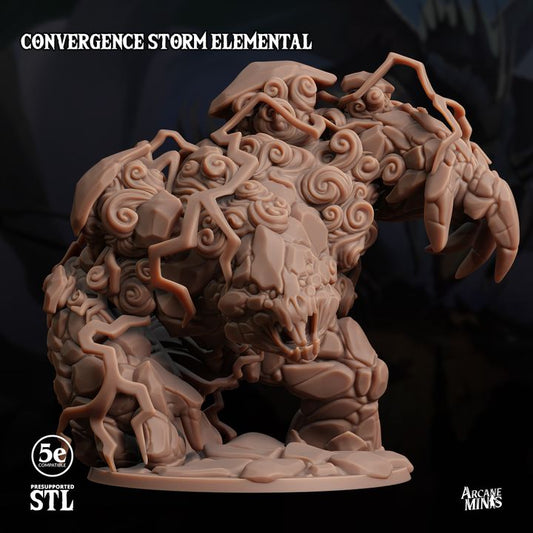 Convergence Storm Elemental - Stance (100mm Base)