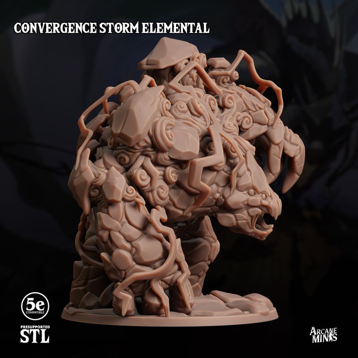 Convergence Storm Elemental - Stance (100mm Base)
