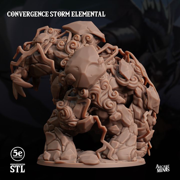 Convergence Storm Elemental - Stance (100mm Base)