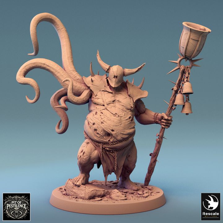 Collection Gnoll Executioner Demon Warrior | Large | Rescale Miniatures | D&D DnD Pathfinder Miniature