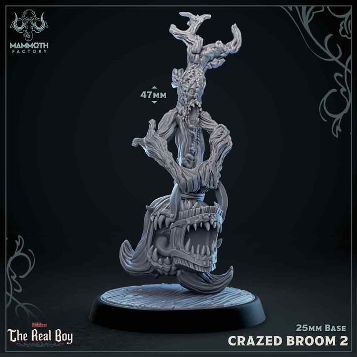 Crazed Broom Monstrosities Animated | Medium | Mammoth Factory | D&D DnD Pathfinder Miniature