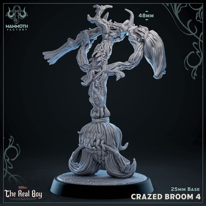Crazed Broom Monstrosities Animated | Medium | Mammoth Factory | D&D DnD Pathfinder Miniature