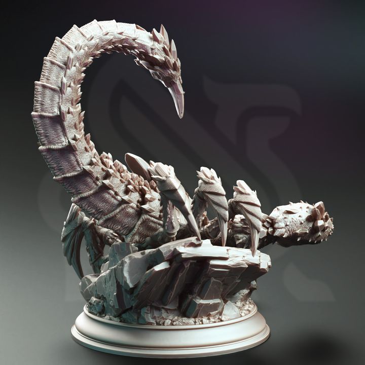 Crystalline Scorpion Monster Cavern | Large | DM Stash | D&D DnD Pathfinder Miniature