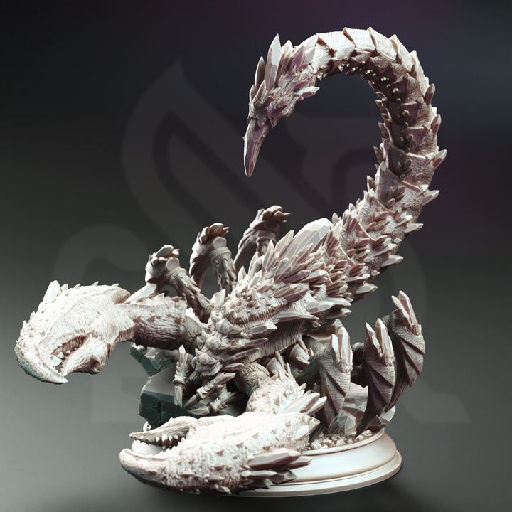 Crystalline Scorpion Monster Cavern | Large | DM Stash | D&D DnD Pathfinder Miniature