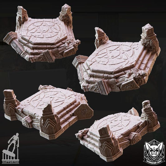 Dwarven Base - Corrupted (100mm Base)