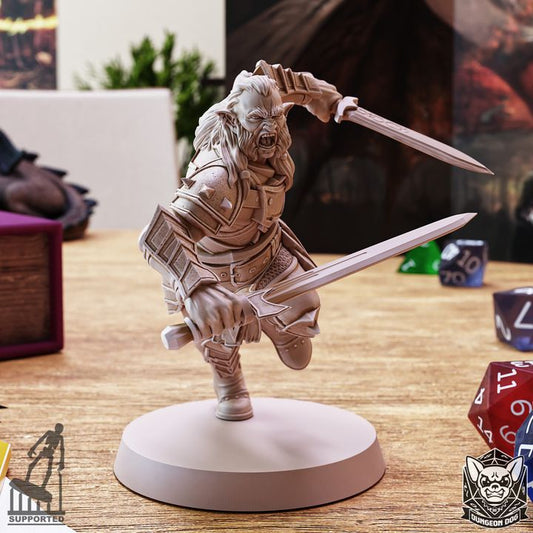 Hobgoblin Warrior - Charging (25mm Base)