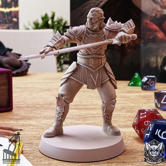 Hobgoblin Warrior - Battle Stance (25mm Base)