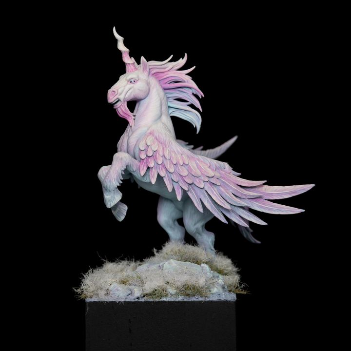 Heroic Celestial Steed Rider Paladin | Large | Artisan Guild | D&D DnD Pathfinder Miniature
