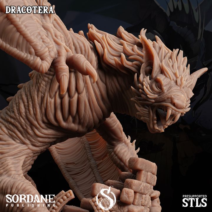 Dracotera - Watchful (75mm Base)
