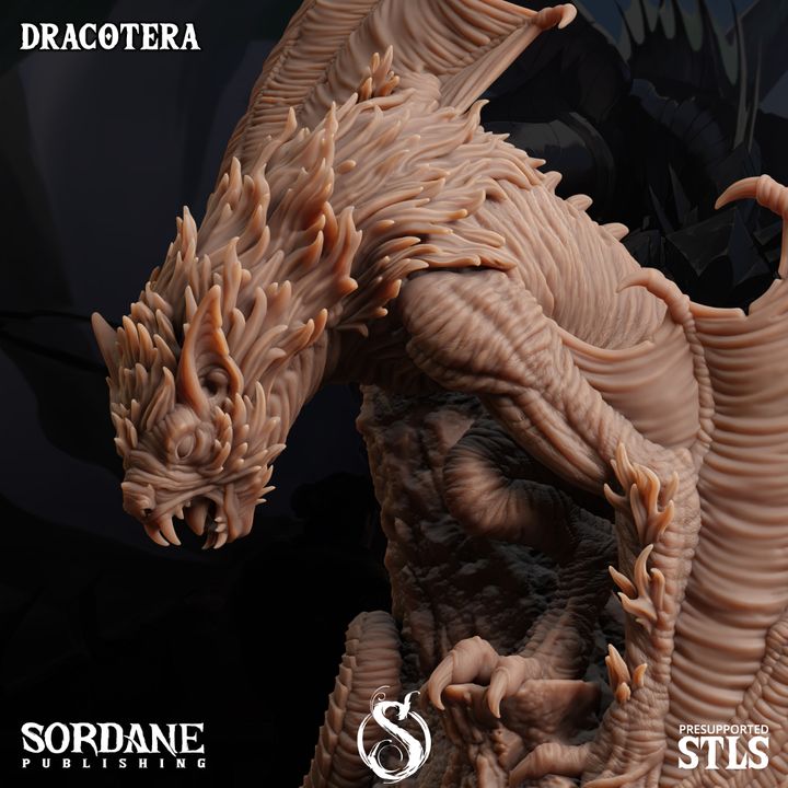 Dracotera - Watchful (75mm Base)