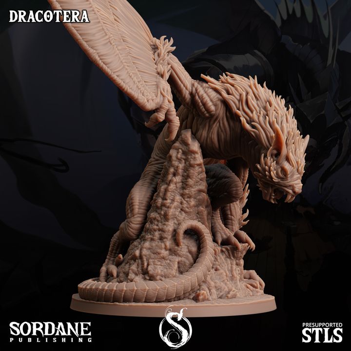 Dracotera - Watchful (75mm Base)
