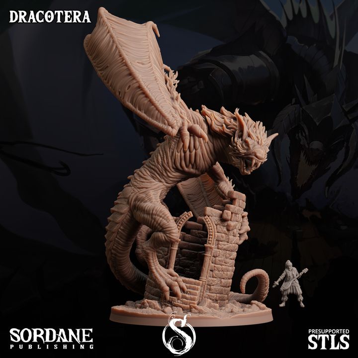 Dracotera - Watchful (75mm Base)