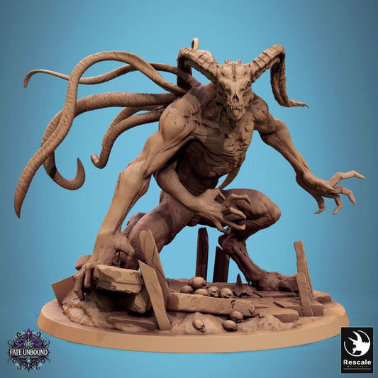 Monstrosity Draethon - Crouched (100mm Base)