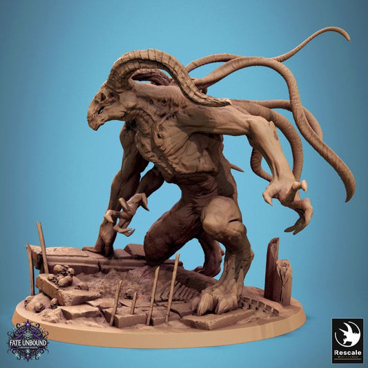 Monstrosity Draethon - Crouched (100mm Base)