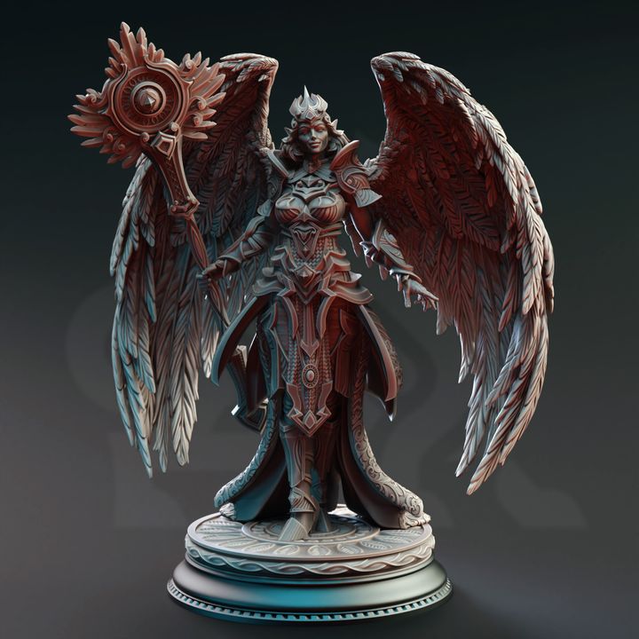 Aasimar Celestial Healer Wings Cleric | Medium | DM Stash | D&D DnD Pathfinder Miniature
