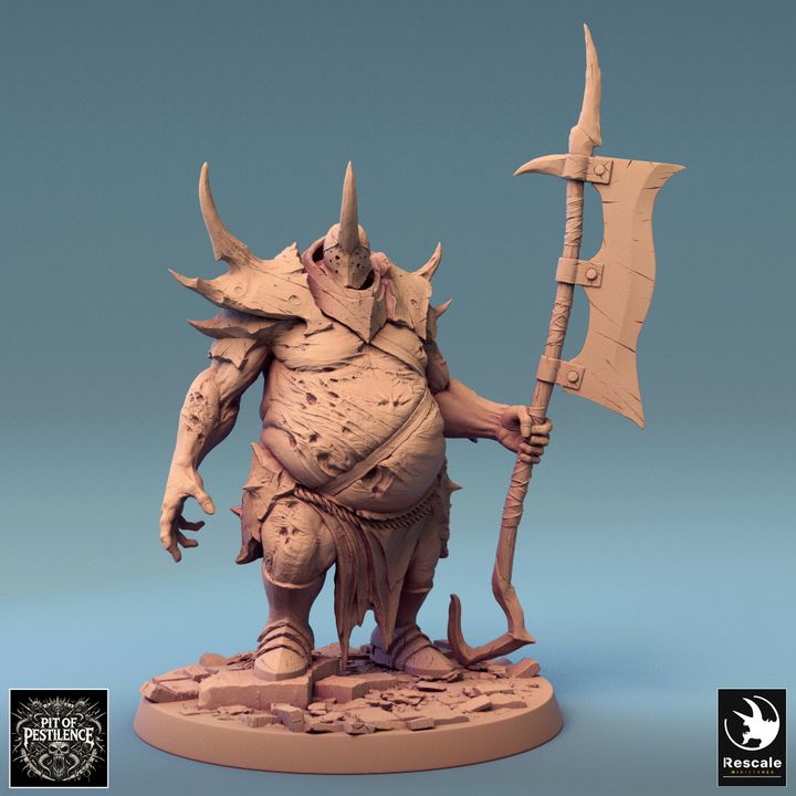 Collection Gnoll Executioner Demon Warrior | Large | Rescale Miniatures | D&D DnD Pathfinder Miniature