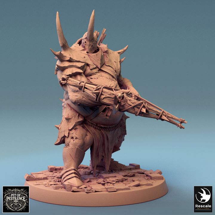 Collection Gnoll Executioner Demon Warrior | Large | Rescale Miniatures | D&D DnD Pathfinder Miniature
