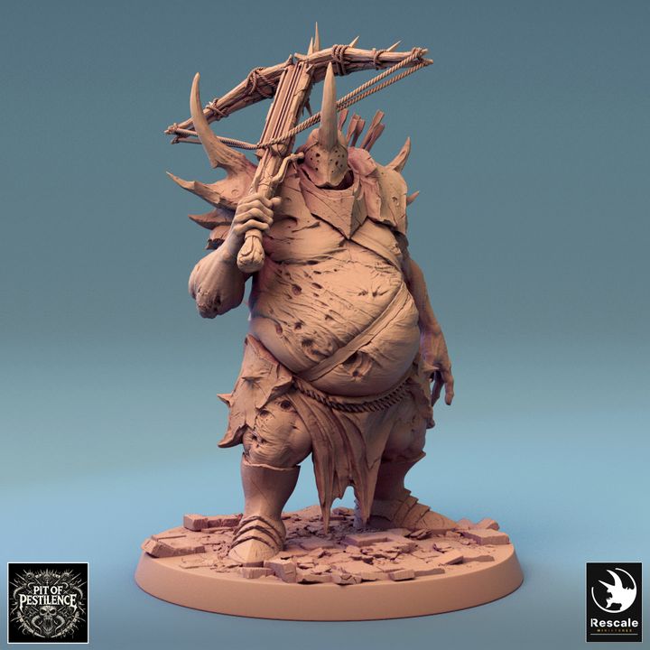 Collection Gnoll Executioner Demon Warrior | Large | Rescale Miniatures | D&D DnD Pathfinder Miniature
