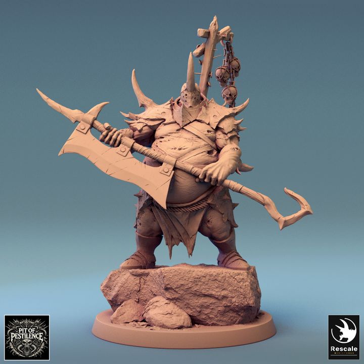 Collection Gnoll Executioner Demon Warrior | Large | Rescale Miniatures | D&D DnD Pathfinder Miniature