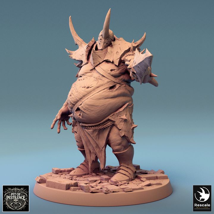 Collection Gnoll Executioner Demon Warrior | Large | Rescale Miniatures | D&D DnD Pathfinder Miniature