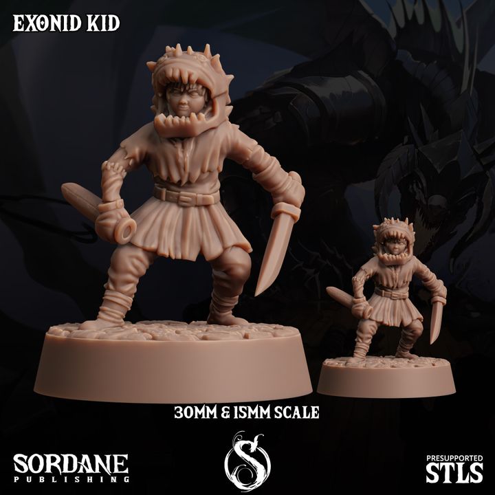 Haunted Child - Crouched (25mm Base)