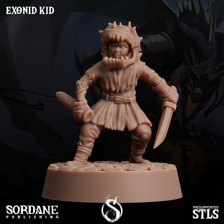 Haunted Child - Crouched (25mm Base)