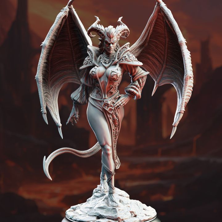 Succubus Demon Fiend Elegant | Medium | DM Stash | D&D DnD Pathfinder Miniature