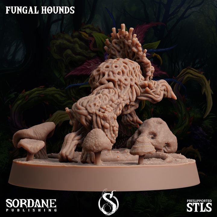 Fungus Wolf Protector Beasts | Large | Sordane Publishing | D&D DnD Pathfinder Miniature