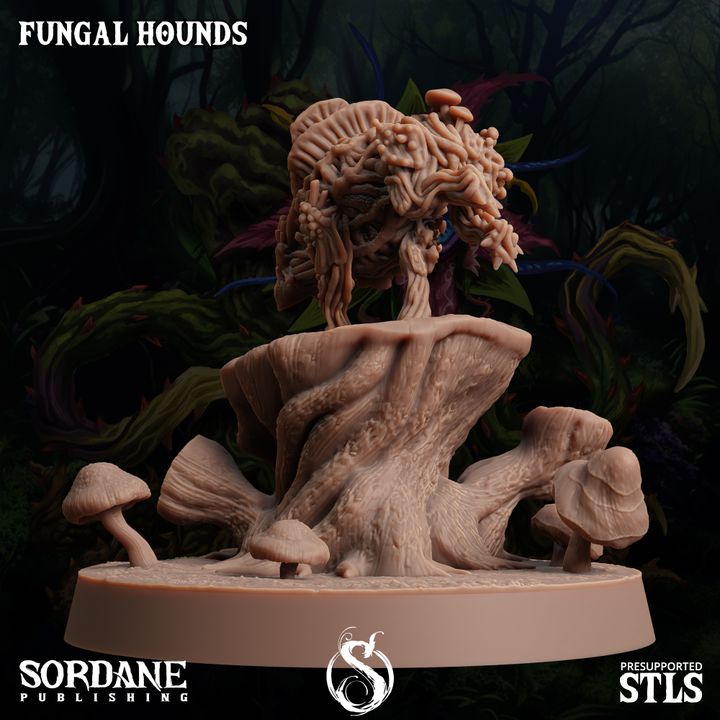 Fungus Wolf Protector Beasts | Large | Sordane Publishing | D&D DnD Pathfinder Miniature