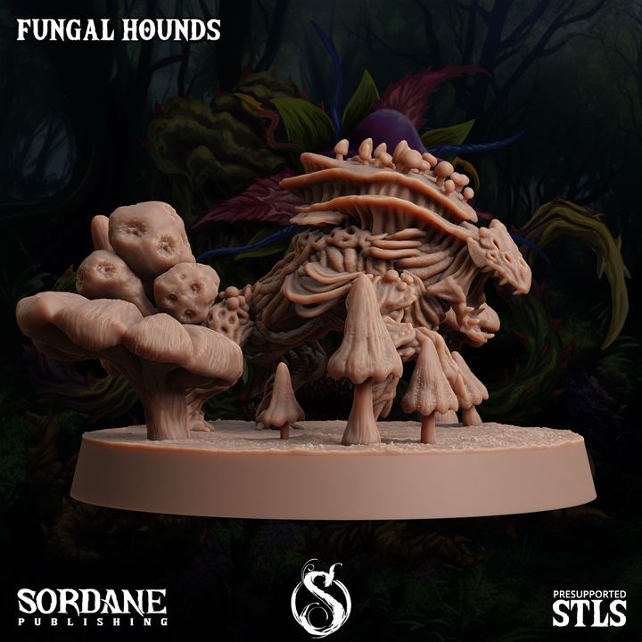Fungus Wolf Protector Beasts | Large | Sordane Publishing | D&D DnD Pathfinder Miniature