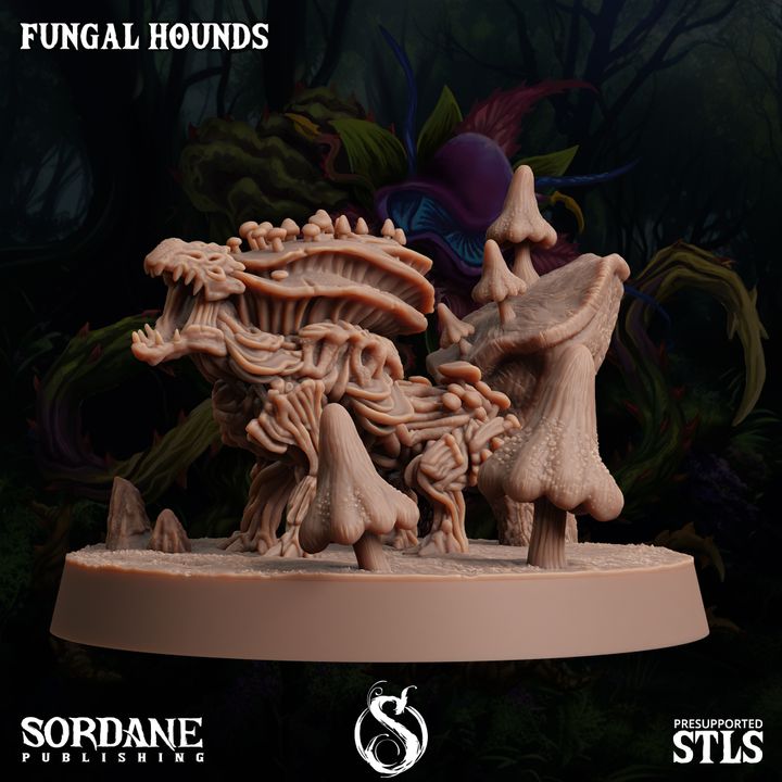 Fungus Wolf Protector Beasts | Large | Sordane Publishing | D&D DnD Pathfinder Miniature