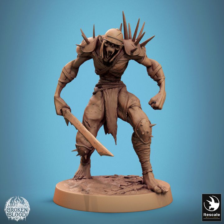 Collection Ghoul Ravager Undead Monster | Medium | Rescale Miniatures | D&D DnD Pathfinder Miniature