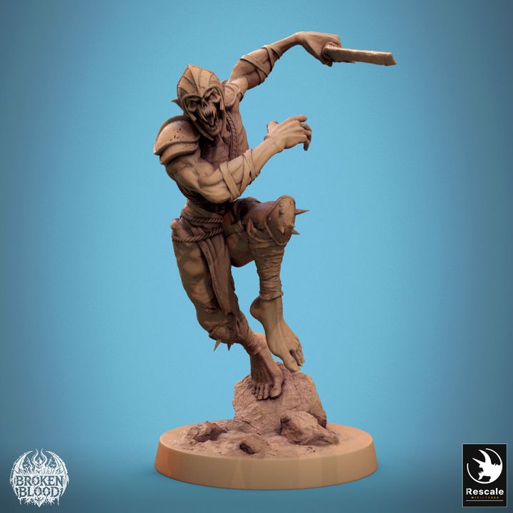 Collection Ghoul Ravager Undead Monster | Medium | Rescale Miniatures | D&D DnD Pathfinder Miniature