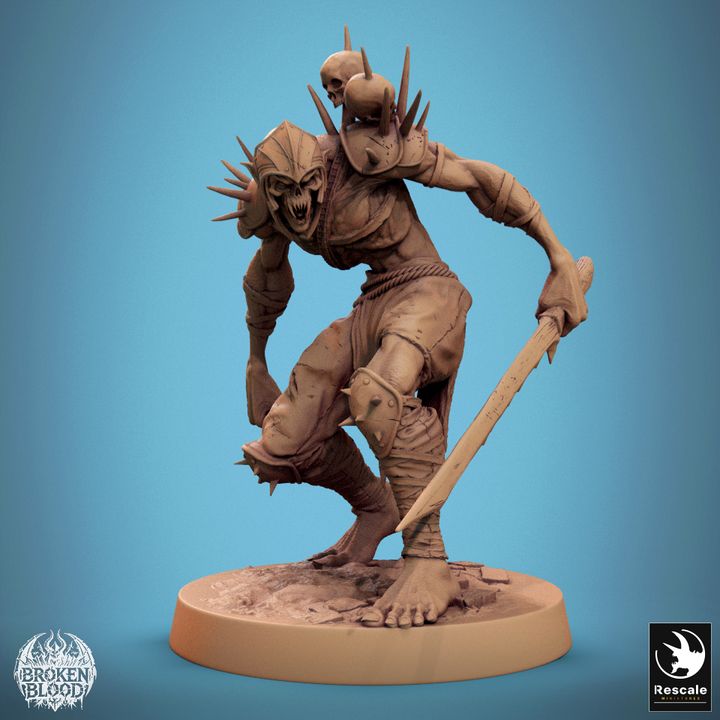 Collection Ghoul Ravager Undead Monster | Medium | Rescale Miniatures | D&D DnD Pathfinder Miniature