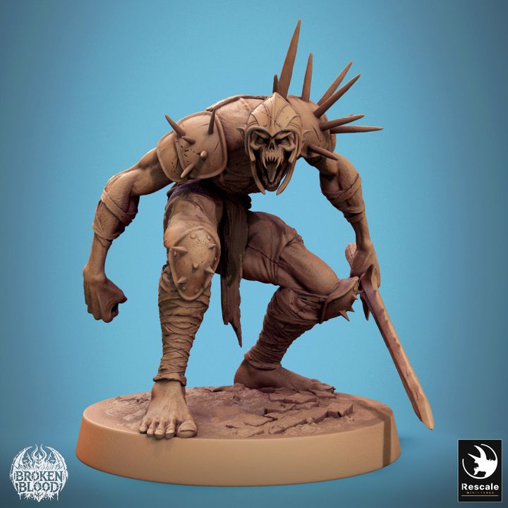 Collection Ghoul Ravager Undead Monster | Medium | Rescale Miniatures | D&D DnD Pathfinder Miniature