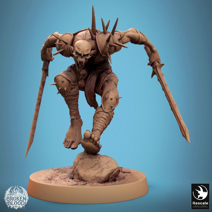Collection Ghoul Ravager Undead Monster | Medium | Rescale Miniatures | D&D DnD Pathfinder Miniature