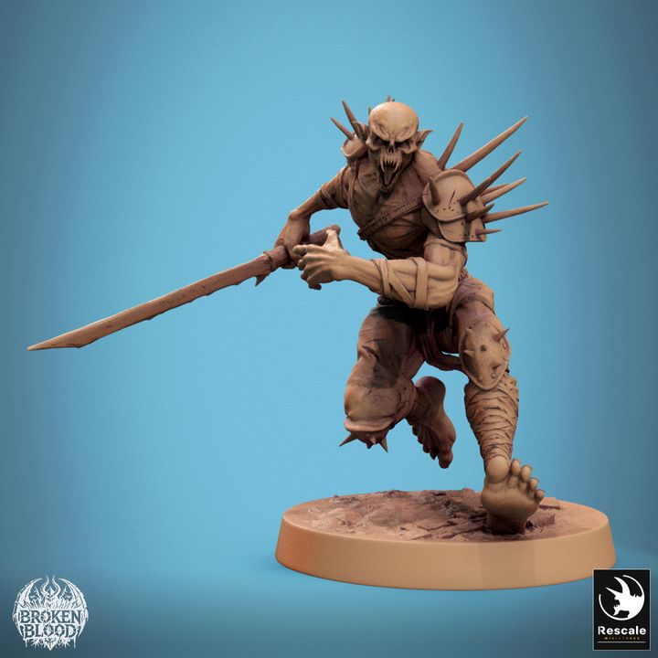 Collection Ghoul Ravager Undead Monster | Medium | Rescale Miniatures | D&D DnD Pathfinder Miniature