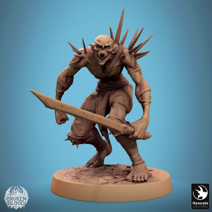 Collection Ghoul Ravager Undead Monster | Medium | Rescale Miniatures | D&D DnD Pathfinder Miniature