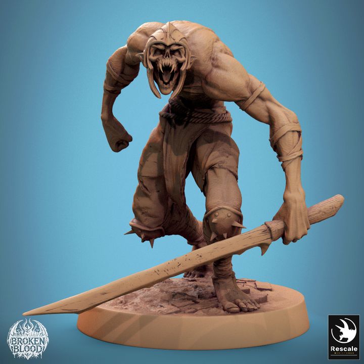 Collection Ghoul Ravager Undead Monster | Medium | Rescale Miniatures | D&D DnD Pathfinder Miniature