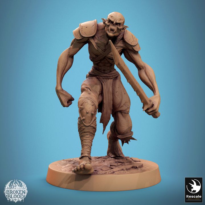 Collection Ghoul Ravager Undead Monster | Medium | Rescale Miniatures | D&D DnD Pathfinder Miniature