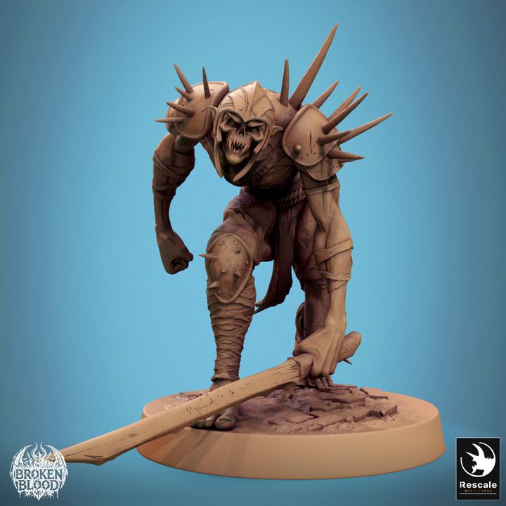 Collection Ghoul Ravager Undead Monster | Medium | Rescale Miniatures | D&D DnD Pathfinder Miniature