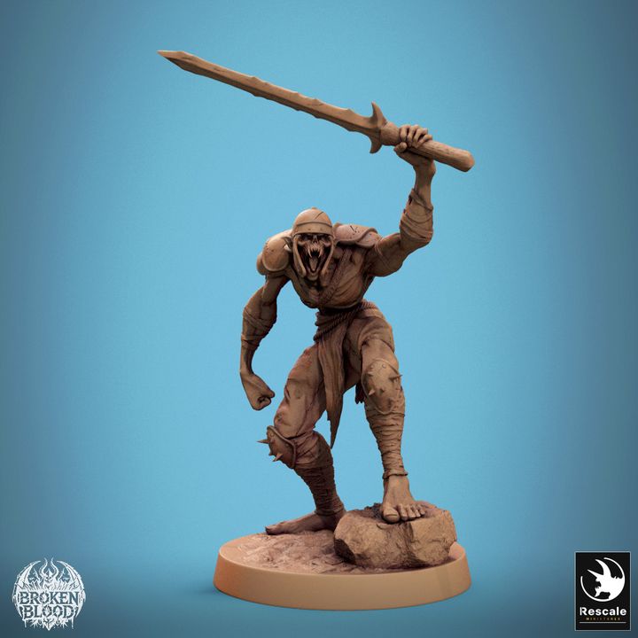 Collection Ghoul Ravager Undead Monster | Medium | Rescale Miniatures | D&D DnD Pathfinder Miniature