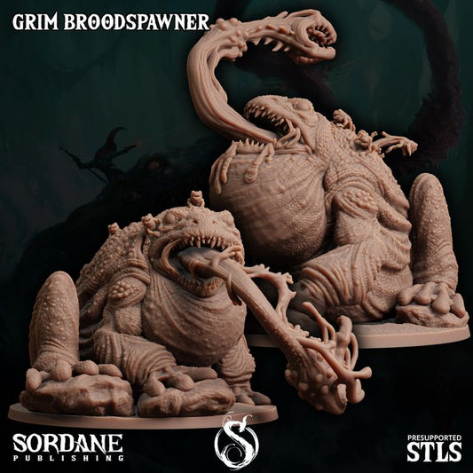 Grim Toad Broodspawn Beast Model | Large | Sordane Publishing | D&D DnD Pathfinder Miniature