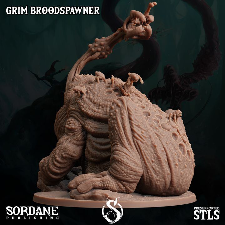 Grim Toad Broodspawn Beast Model | Large | Sordane Publishing | D&D DnD Pathfinder Miniature