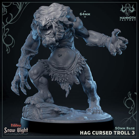 Hag Cursed Troll Giant Monster | Large | Mammoth Factory | D&D DnD Pathfinder Miniature
