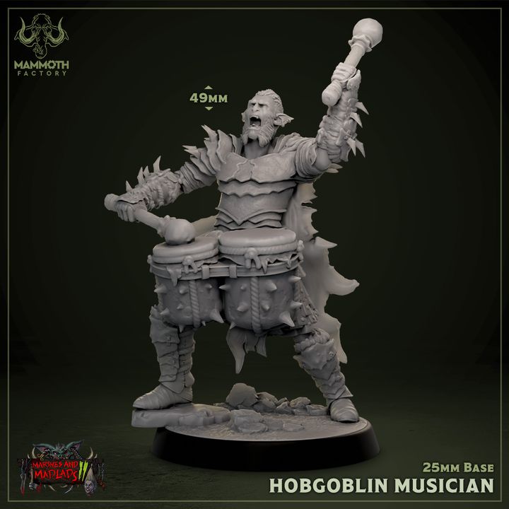 Hobgoblin Polearm Warrior Set | Medium | Mammoth Factory | D&D DnD Pathfinder Miniature