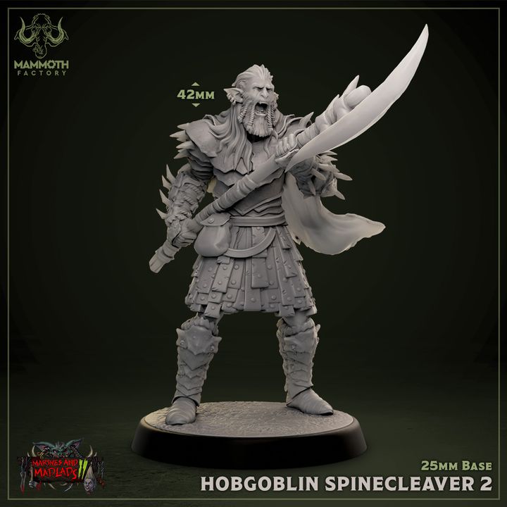 Hobgoblin Polearm Warrior Set | Medium | Mammoth Factory | D&D DnD Pathfinder Miniature