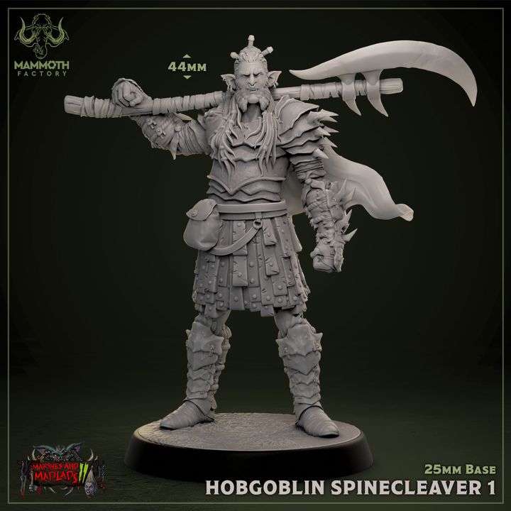 Hobgoblin Polearm Warrior Set | Medium | Mammoth Factory | D&D DnD Pathfinder Miniature