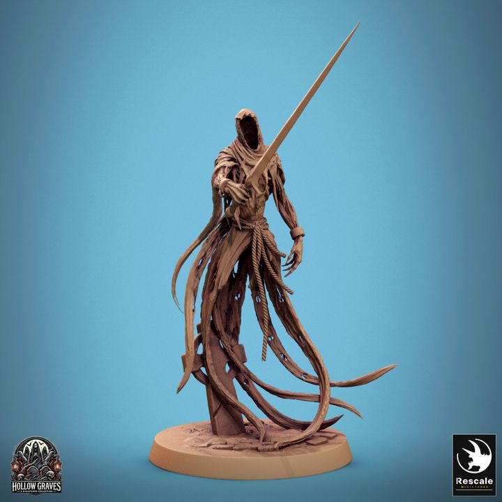 Collection Death Ghost Spectral Undead | Medium | Rescale Miniatures | D&D DnD Pathfinder Miniature